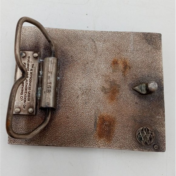 Schlitz Bull Belt Buckle Vintage Beer Alcohol Malt Liquor Cowboy Western Rockabi - Picture 3 of 10